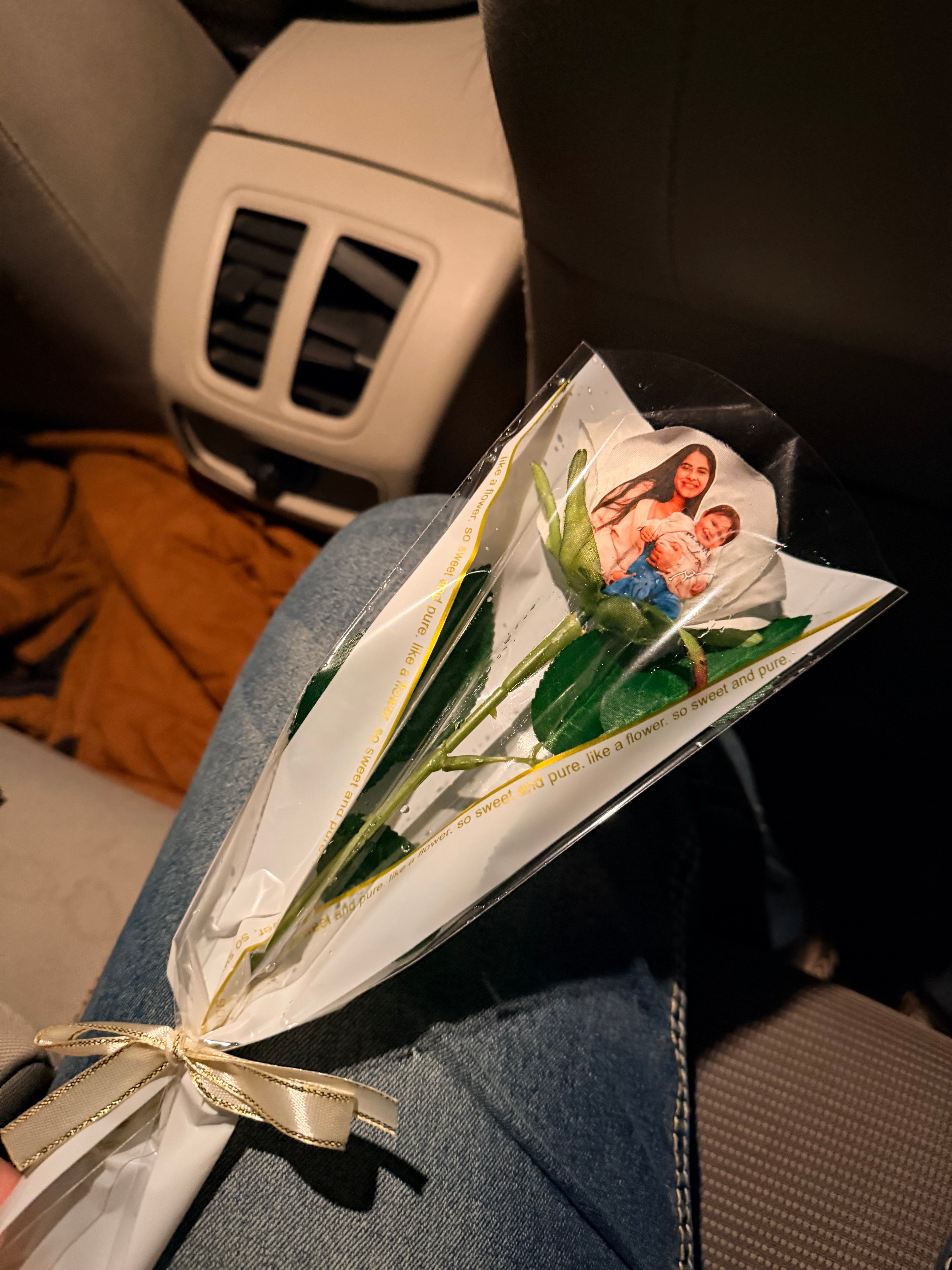 White artificial Rose custom